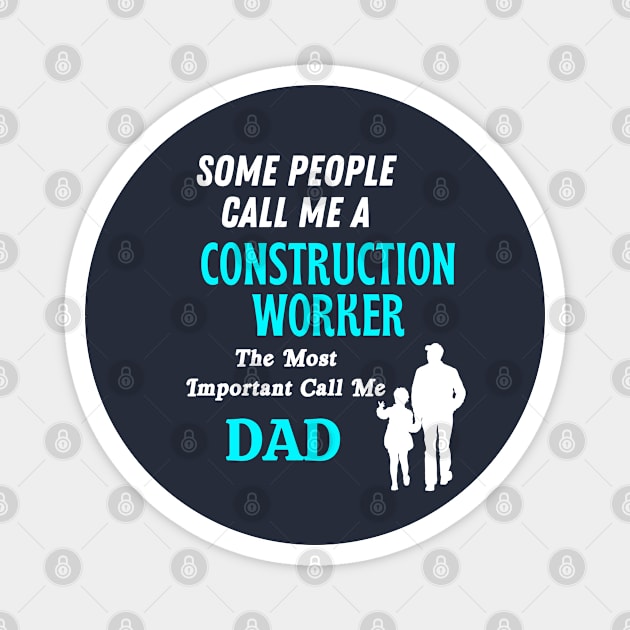 Construction worker Magnet by Mdath